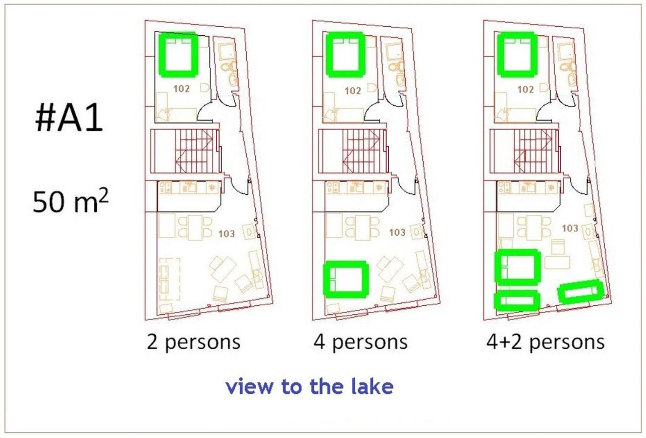 'By The Lake' Apartments Ohrid Extérieur photo